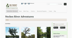 Desktop Screenshot of nechesriveradventures.org